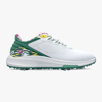 Callaway Men's Coronado v4 Golf Shoes (White/Green)