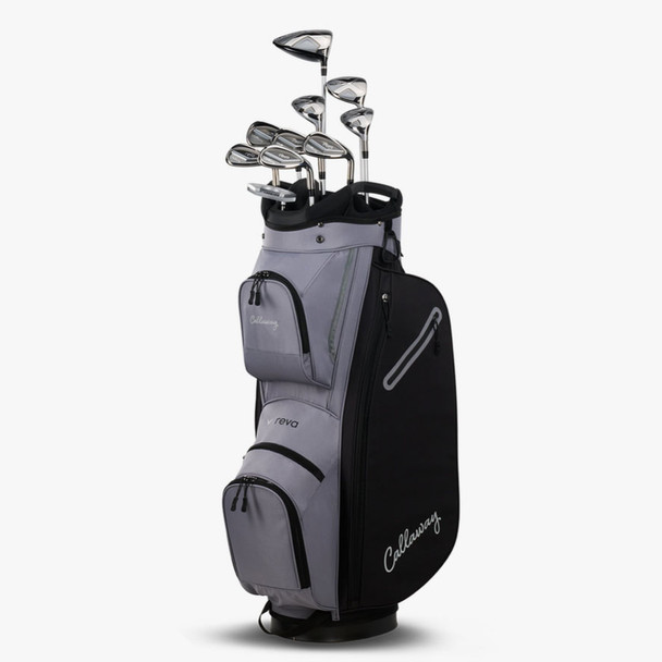Callaway Women's 26 REVA Black 11 pc Cart Bag Complete Set