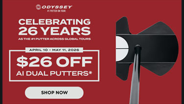 $26 Off Odyssey Ai-Dual Putters