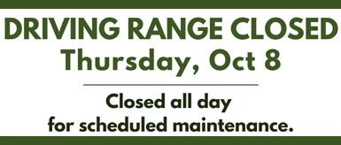 Range Closed Thursday Oct 8 Range Closed Thursday Oct 8