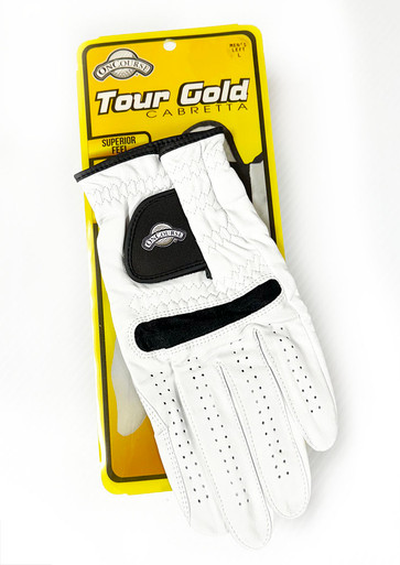 J&M Men's Tour Gold Golf Glove - Fiddler's Green Golf Center