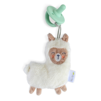 Itzy Ritzy Sweetie Pal Plush and Pacifier Pal-Llama