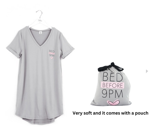 Hello Mello Let Me Sleep - Sleep Shirts (Grey)