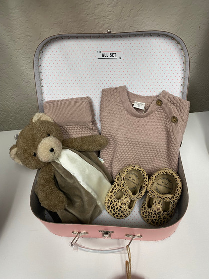 Personalized gift for baby girl luggage