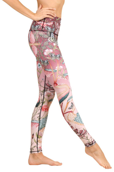 Pretty in Pink Printed Yoga Leggings