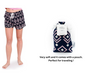 Hello Mello Dreamscape Lounge Short (Navy)