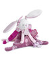 Comforter with pink cherry rabbit lollipop attachment - 17 cm