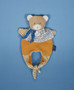 Doudou Puppet Bear - Small bag - Amusette 3 IN 1