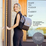 BOXY BACKPACK IN GRAPHITE/BLACK COLORBLOCK - PETUNIA PICKLE BOTTOM