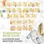 24 BABY MILESTONE STICKERS (WONDERLAND)