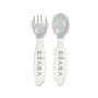 Beaba Second Stage Ergonomic  Cutlery -Cloudy-