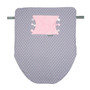 Cheeky Chompers Baby Blanket- Polkadot Pink