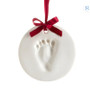 Babyprints holiday hanging keepsake ornament