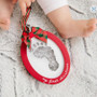 Baby prints holiday photo