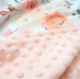 Premium baby and toddler blanket-peach floral