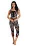 Rustica Printed Yoga Crops