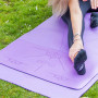 Yoga Alignment Pad - Purple