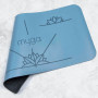 Yoga Alignment Pad - Blue