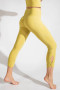 Butter Soft Capri Yoga Leggings (Yellow Pear)