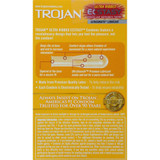 Trojan Stimulations Ultra Ribbed Ecstasy Condoms back of package