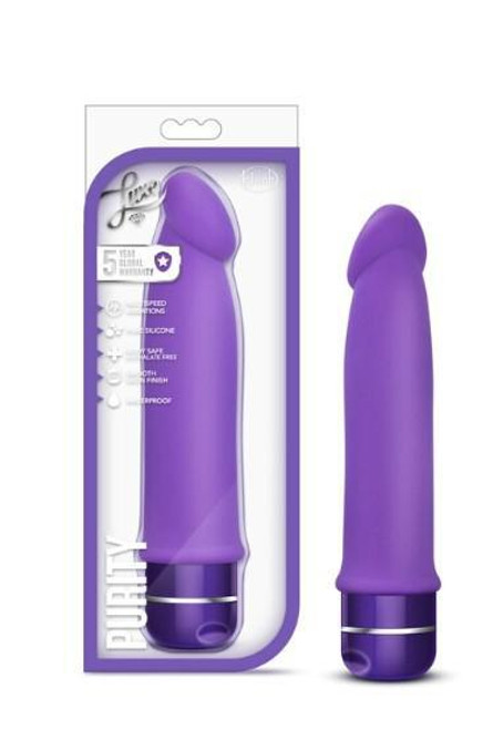 Blush Purity Vibrator- Purple in packaging
