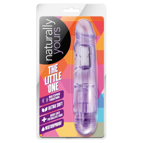 Naturally Yours The Little One Purple Vibrator retail packaging
