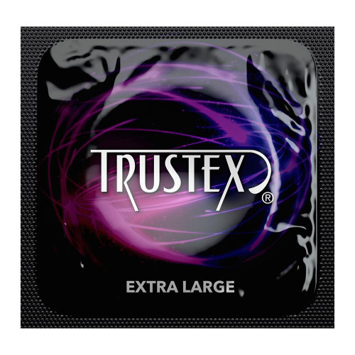Trustex Extra Large Condoms Single Condom Packaging
