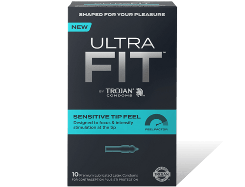 Trojan Ultrafit Sensitive Tip Feel-Base Package