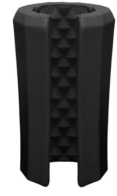 OptiMALE TRUSKYN Silicone Stroker Beaded Black without packaging