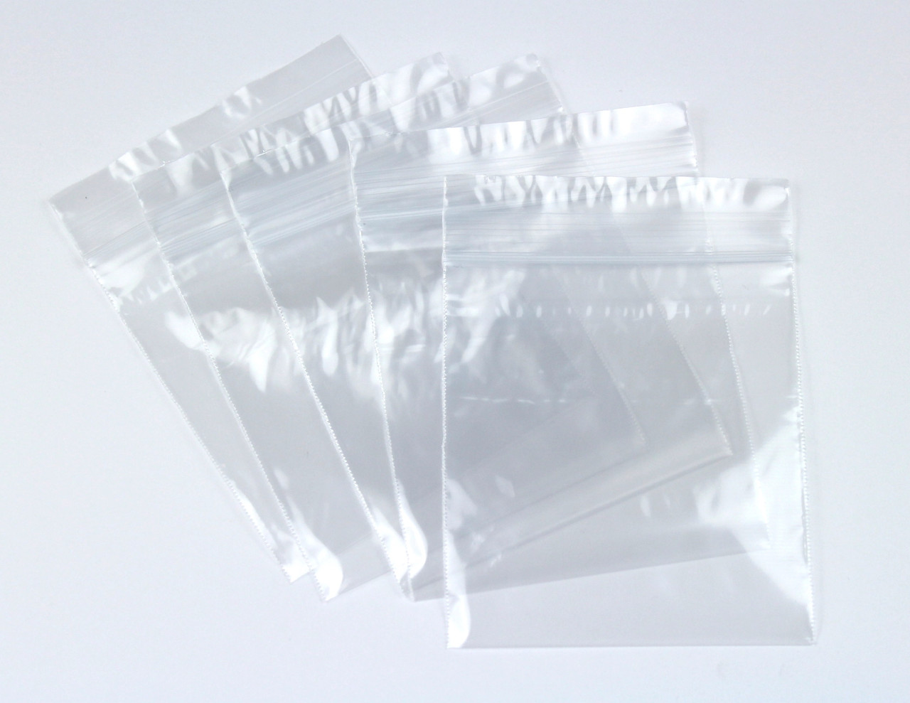 100 Large GL11 6" x 9" Clear Grip Self Press Seal Zip Lock Plastic Bags 