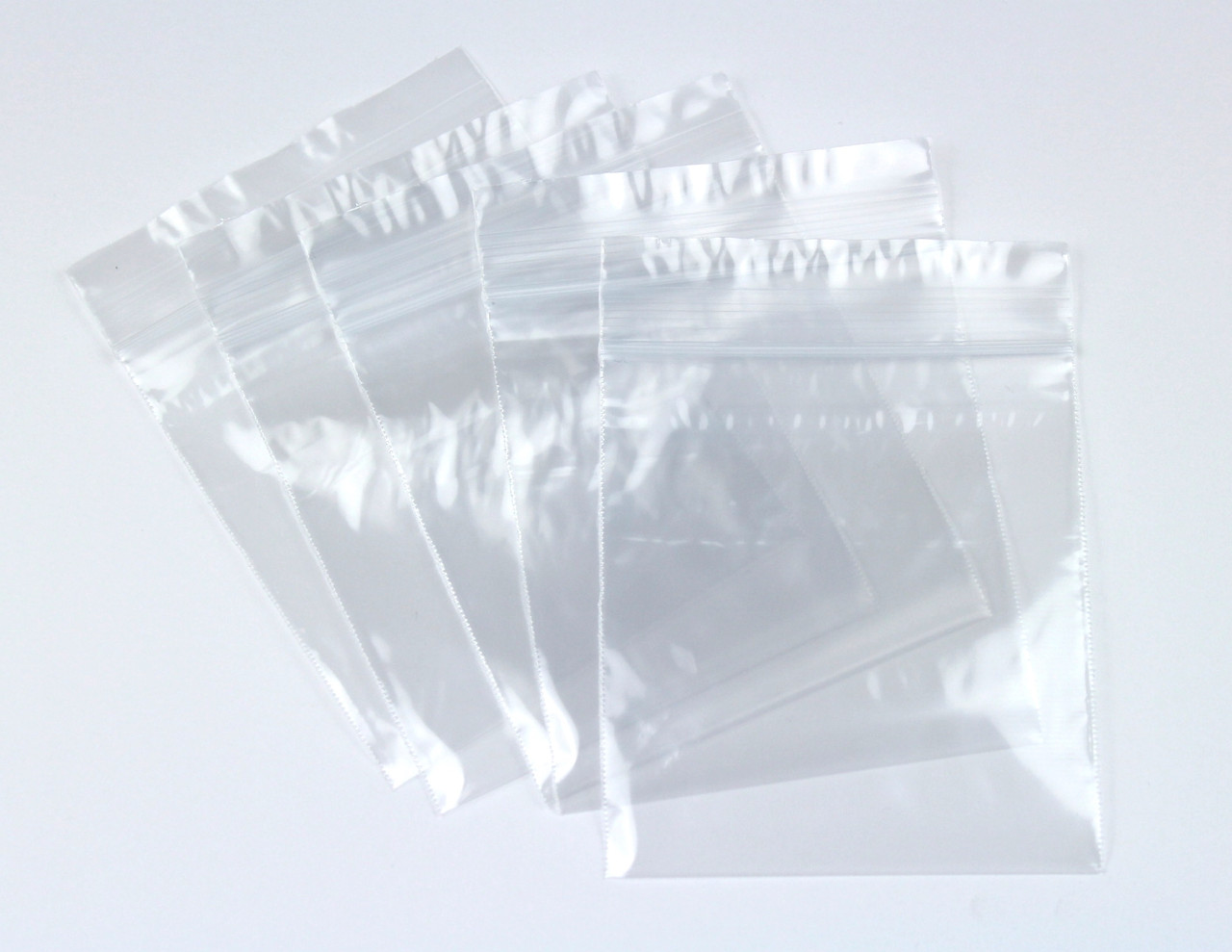 500 Plastic Resealable Grip Seal Bags 2.25 x 3