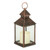 Black Copper/Gold Brush Finish Lantern