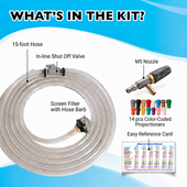 X-Jet M5 - Hose, Strainer, Propetioners, nozzle and valve