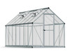 Canopia by Palram Mythos 6 ft. x 14 ft. Greenhouse Kit - Silver Structure & Twinwall Panels