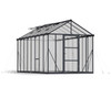Canopia by Palram Glory 8 ft. x 16 ft. Greenhouse Kit - Grey Structure & Frost Multi Wall Panels