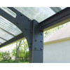 Canopia By Palram Arizona Double Wings 16ft. x 19 ft. Carport Kit - Grey Structure & Corrugated Solar Grey Panels