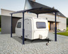 Canopia by Palram Alpine 12 ft. x 14 ft. Carport Kit - Grey Structure & Twin Wall Panels