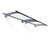 Canopia by Palram Aquila 3000 Door & Window Awning, 10' L x 3' W x 6.9" H - Grey Panels /Clear Panels