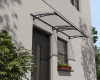 Canopia by Palram Aquila 3000 Door & Window Awning, 10' L x 3' W x 6.9" H - Grey Panels /Clear Panels