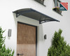 Canopia by Palram Aquila 1500 Door & Window Awning, 5' L x 3' W x 6.5" H - Gray/Solar Gray