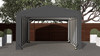 ShelterLogic ShelterTube Wind and Snow-Load Rated Garage, 12x27x8