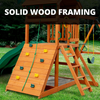 Gorilla Playsets Outing w/ Trapeze Bar Swing Set