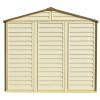 Duramax 8x6 StoreAll Vinyl Shed with Foundation
