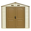 Duramax 8x6 StoreAll Vinyl Shed with Foundation