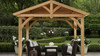 Yardistry Carolina Pavilion with Cedar Wood & Aluminum Roof (11 ft . x 13 ft.)