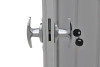 Duramax 6x5 Palladium Shed w/foundation Light Gray