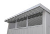 Duramax 8x6 Palladium Shed w/foundation Light Gray
