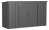 Arrow Classic Steel Storage Shed, 10x4, Charcoal