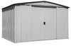 Arrow Classic Steel Storage Shed, 10x8, Flute Grey