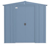 Arrow Classic Steel Storage Shed, 6x7, Blue Grey
